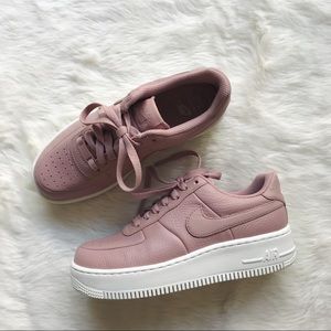 Nike Shoes | Particle Pink Air Force 1 Platform Sneakers | Poshmark
